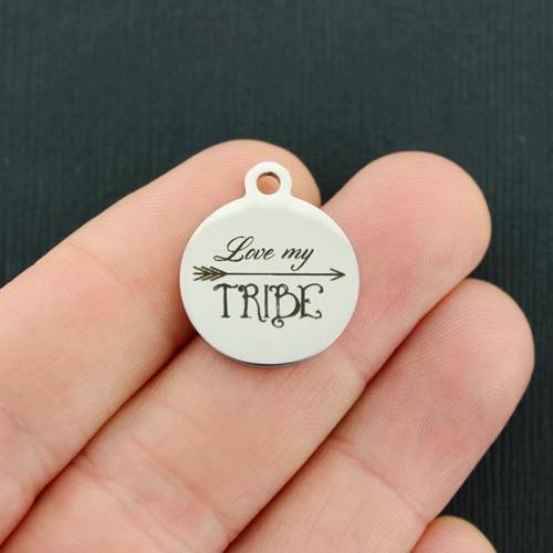 Love my Tribe Stainless Steel Charms - BFS001-3037