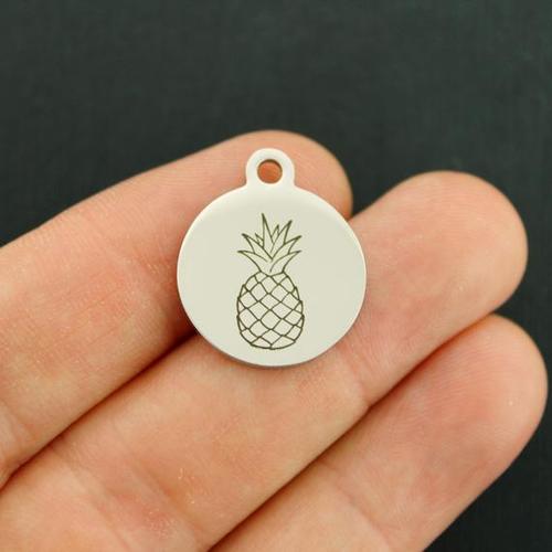 Pineapple Stainless Steel Charms - BFS001-3460