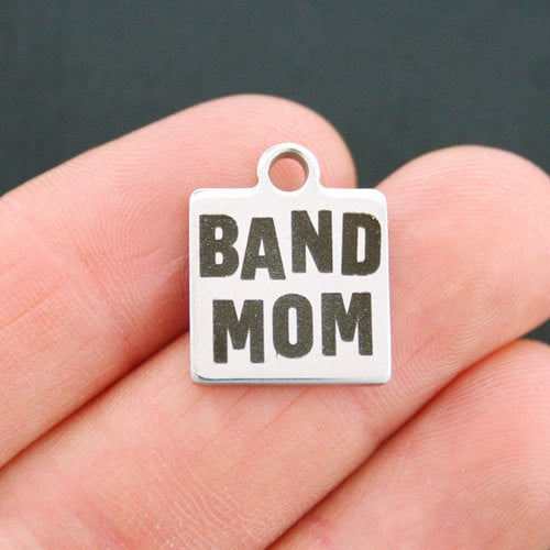 Band Mom Stainless Steel Charms - BFS013-0035