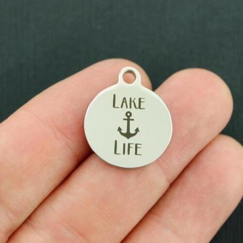 Lake Life Stainless Steel Charms - BFS001-3732