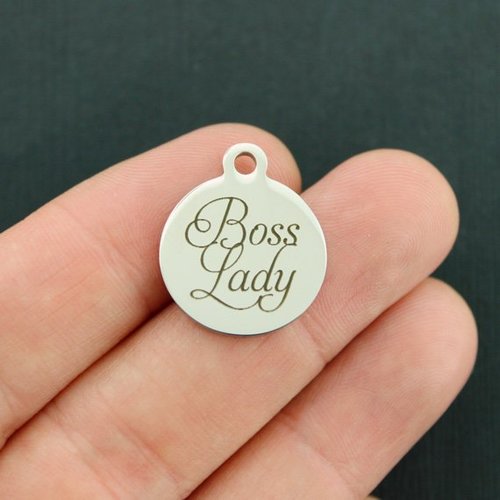 Boss Lady Stainless Steel Charms - BFS001-3752