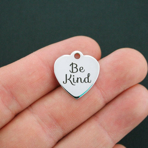 Be Kind Stainless Steel Charms - BFS011-0037