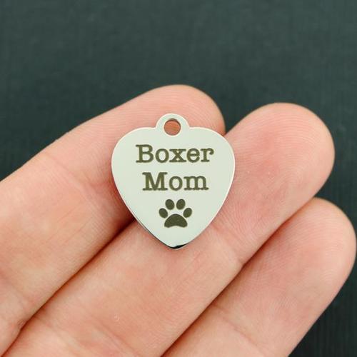 Boxer Mom Stainless Steel Charms - BFS011-3802