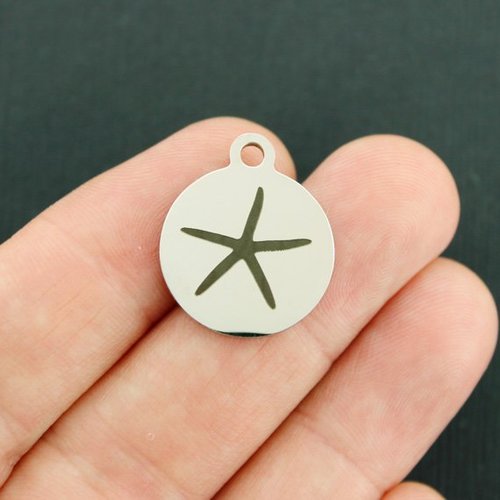 Starfish Stainless Steel Charms - BFS001-3807