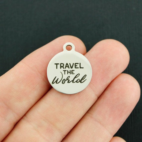 Travel the World Stainless Steel Charms - BFS001-3981