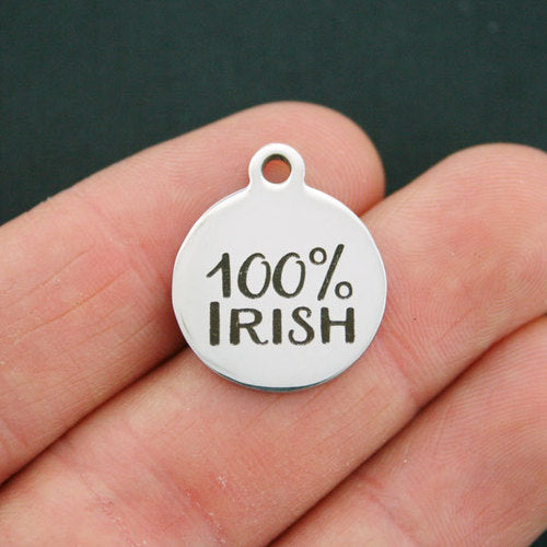 100% Irish Stainless Steel Charms - BFS001-0003