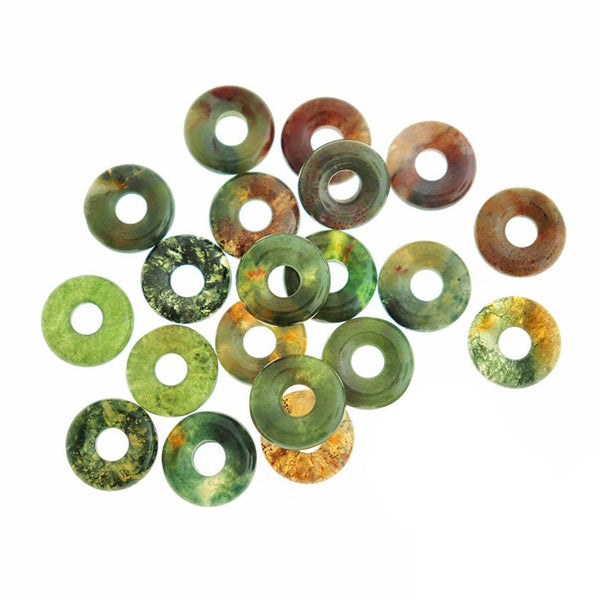 Natural Indian Agate Gemstone Ring 3D - GEM177