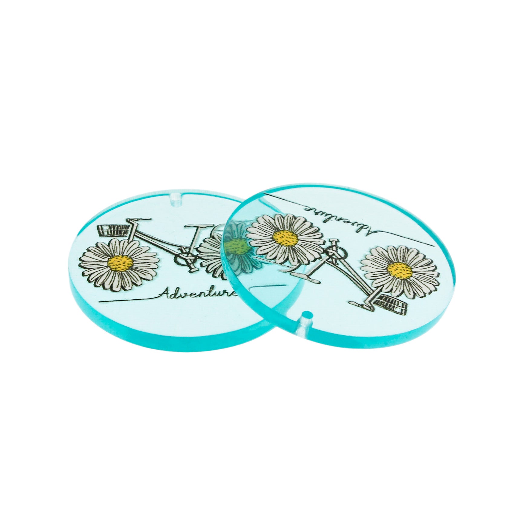 4 Adventure Acrylic Charms - K014