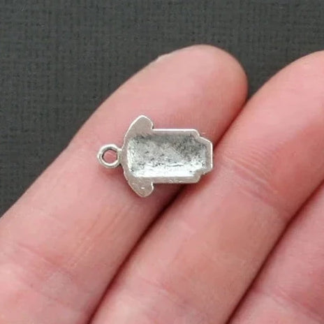 4 Baby Antique Silver Tone Charms - SC1680