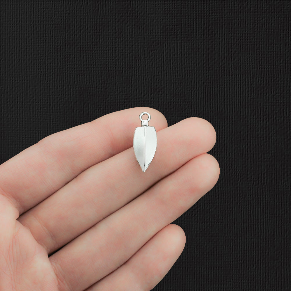 4 Boat Antique Silver Tone Charms 3D - SC1319