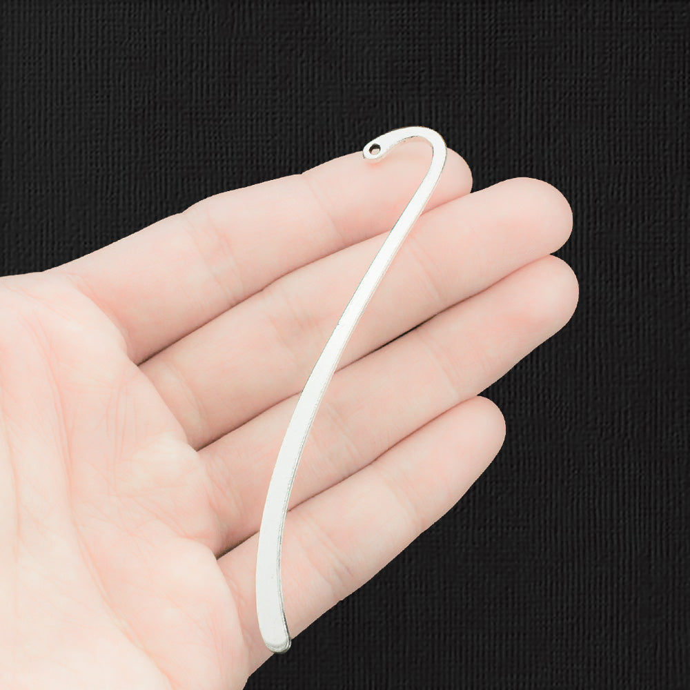 4 Signet Antique Silver Tone Charms 2 Faces - SC086