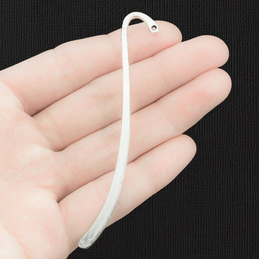 4 Signet Antique Silver Tone Charms 2 Faces - SC086