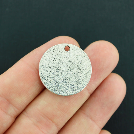 4 Dream Big Antique Silver Tone Charms - SC7694