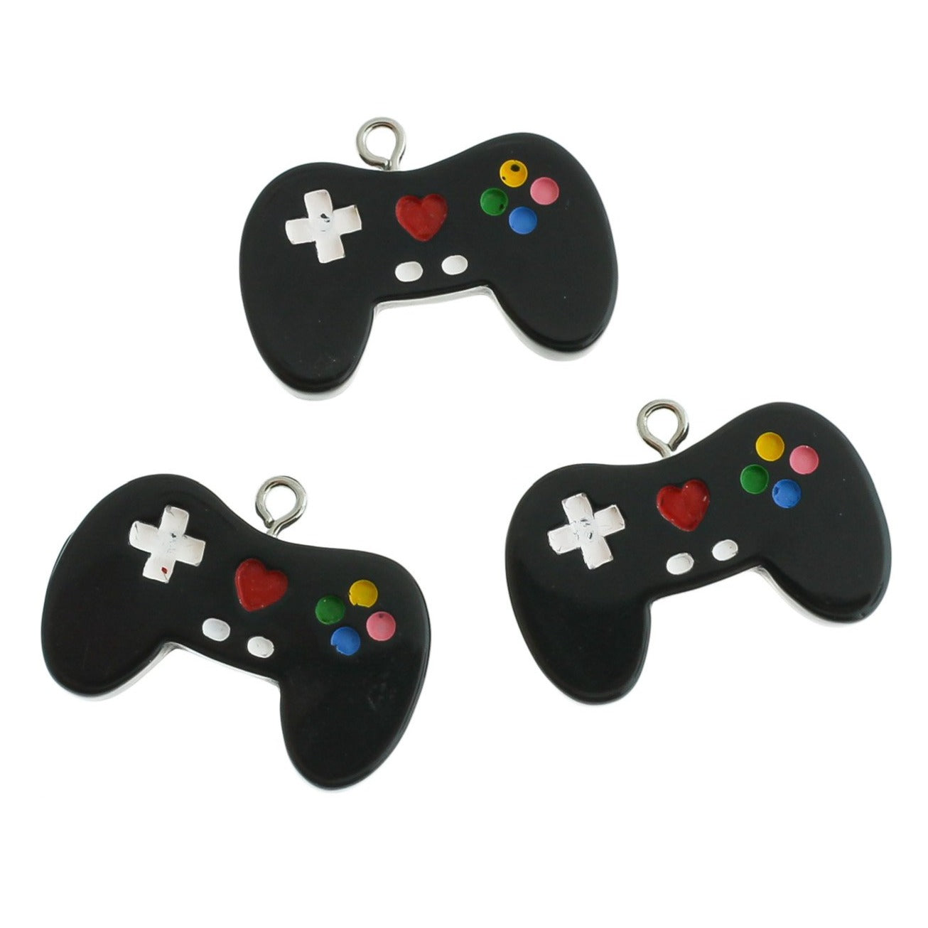 4 Game Controller Resin Charms - Choose Your Color!