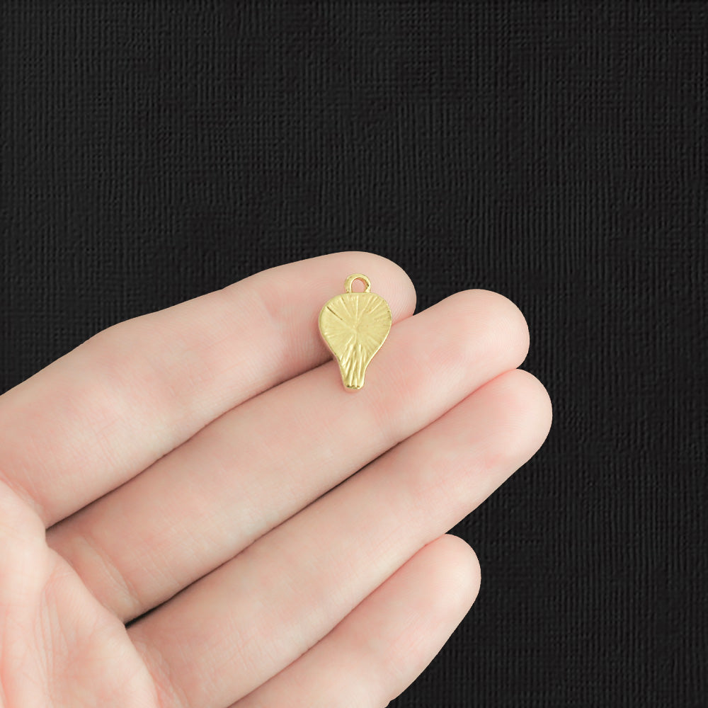 4 Hot Air Balloon Gold Tone Enamel Charms - E842