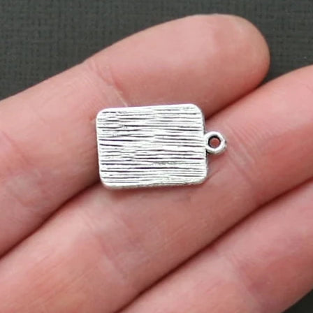 4 Let Go! Let God Antique Silver Tone Charms - SC1695