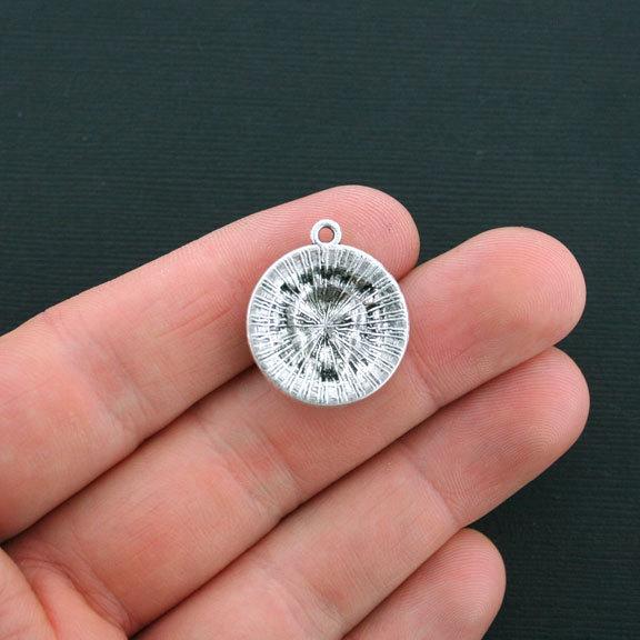 4 Lion Antique Silver Tone Charms - SC1279