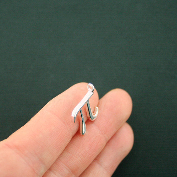 4 Pi Antique Silver Tone Charms - SC6504