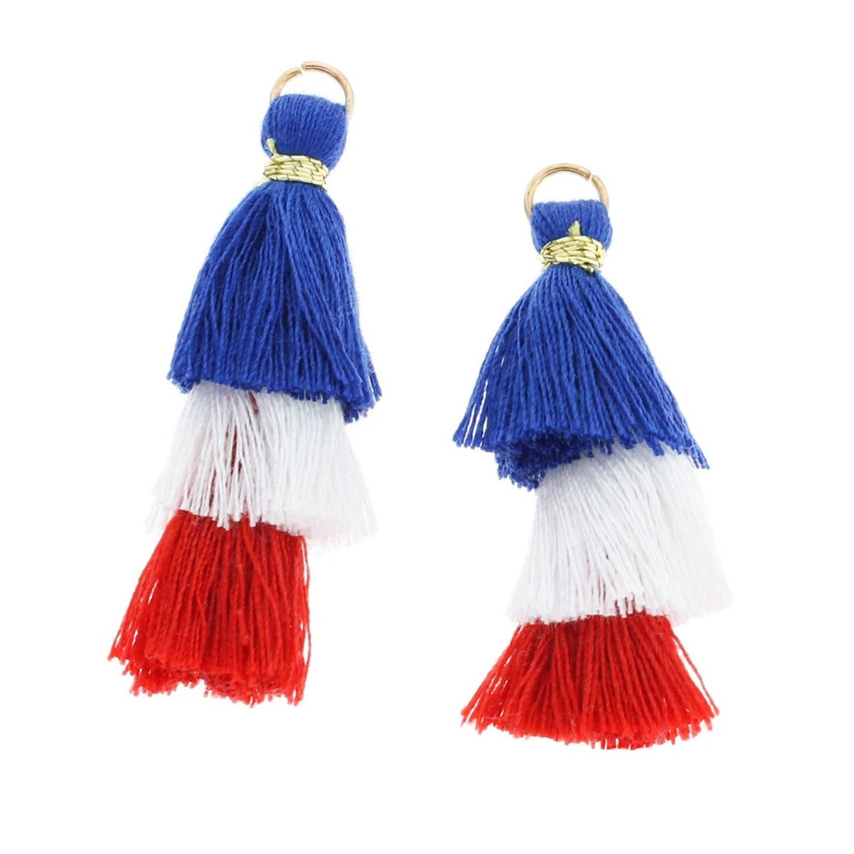 4 Polycotton Tassels - Multicolor Styles - 40mm - Choose Your Style!