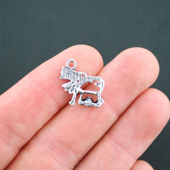 4 Scuba Gear Antique Silver Tone Charms - SC5127