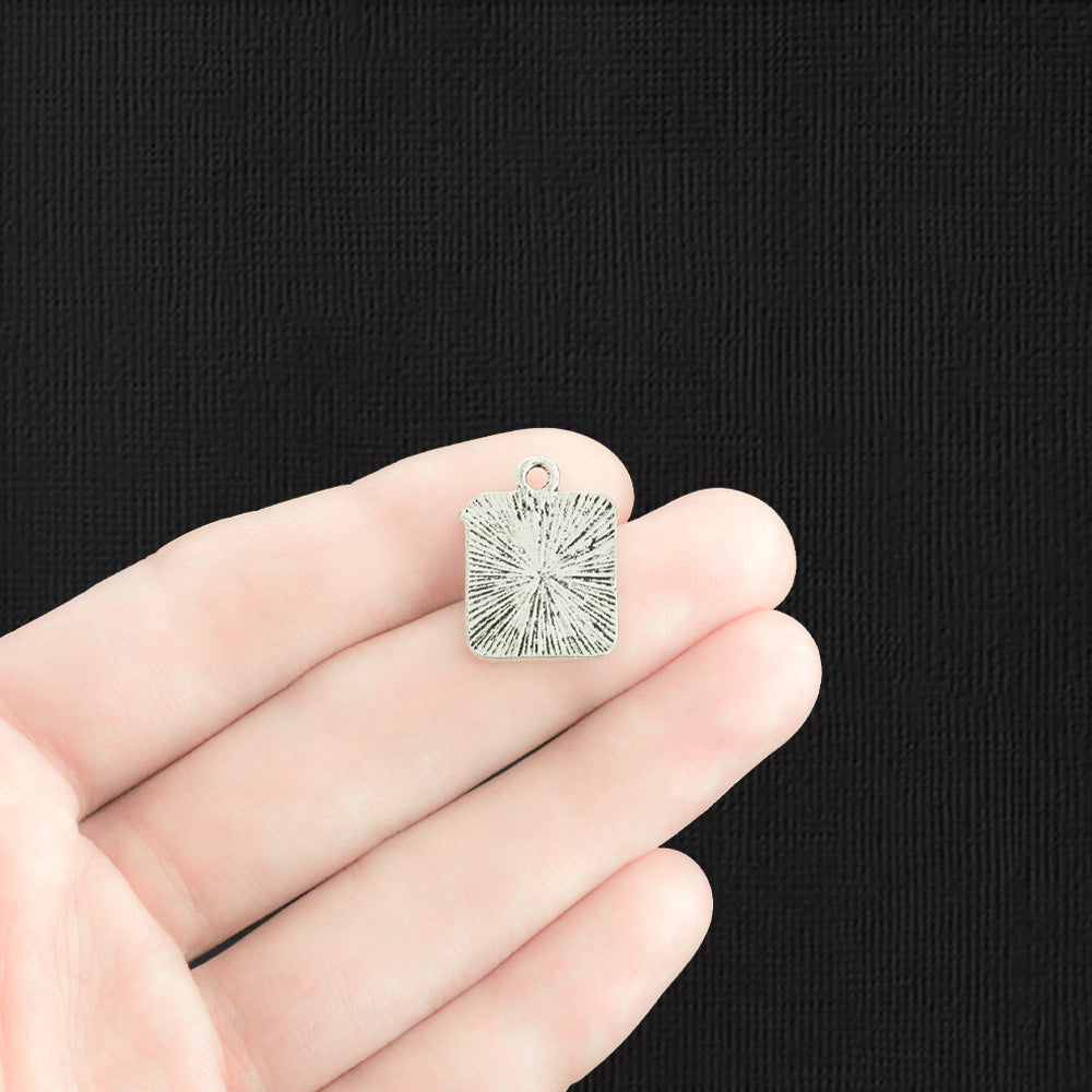 4 Typewriter Antique Silver Tone Charms - SC2961