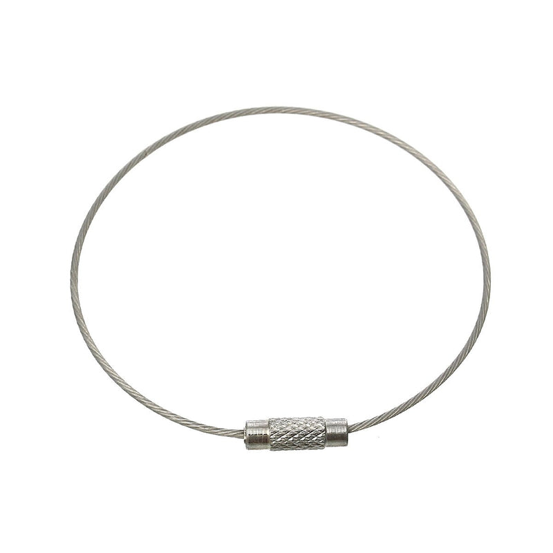 Bracelet en fil d'acier inoxydable - 51 mm ID - 4 bracelets - N083