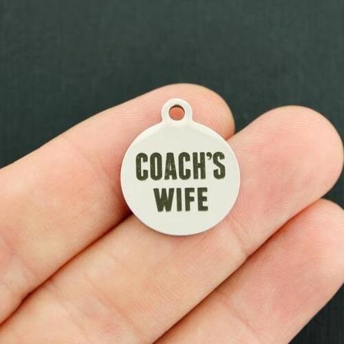 Coach's Wife Stainless Steel Charms - BFS001-4001