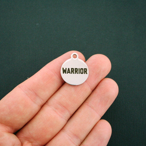 Warrior Stainless Steel Charms - BFS001-0406