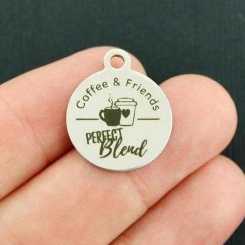 Coffee & Friends Stainless Steel Charms - Perfect Blend - BFS001-4155