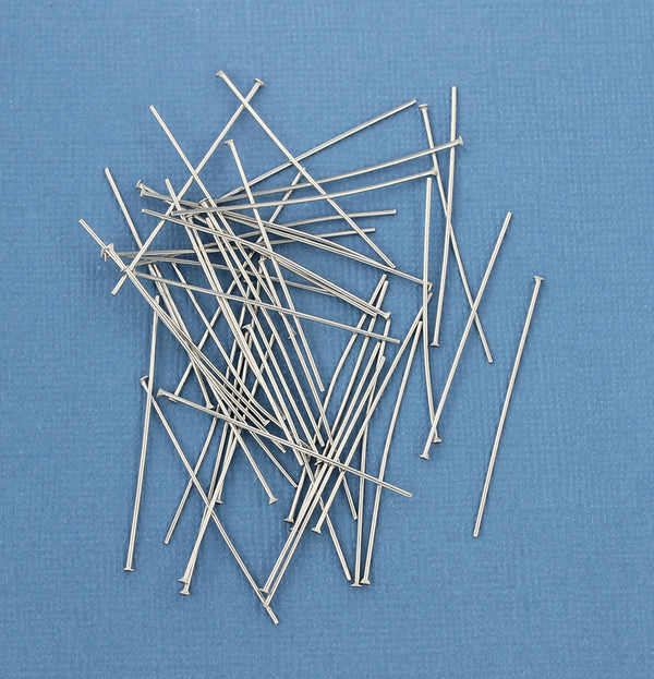 Stainless Steel Flat Head Pins - 40mm - 100 Pieces - PIN064