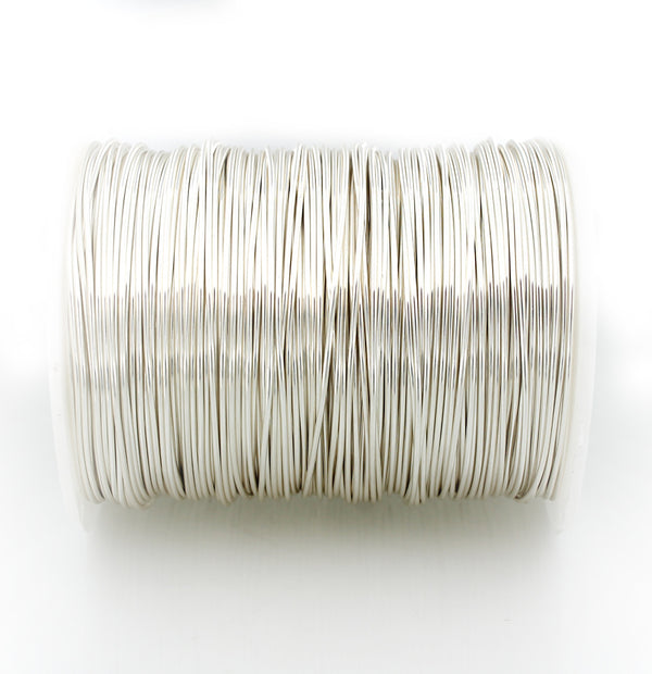 BULK Silver Tone Craft Wire - Ternish Resistant - Choisissez votre longueur - 1mm - Options de prix en vrac - Z965