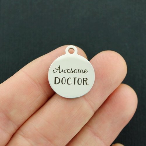 Awesome Doctor Stainless Steel Charms - BFS001-4473