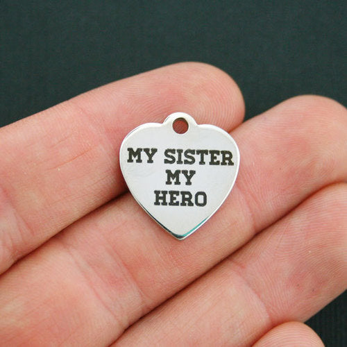 My Sister Stainless Steel Charms - My Hero - BFS011-0449