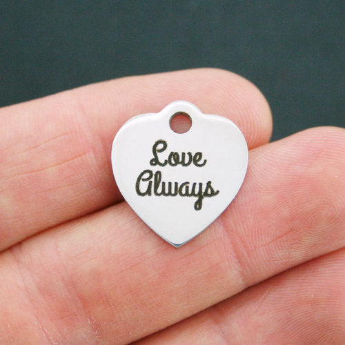 Love Always Stainless Steel Charms - BFS011-0456