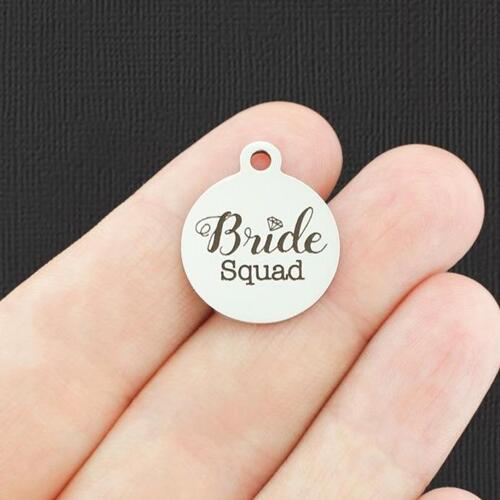 Bride Squad Breloques en acier inoxydable - BFS001-4594