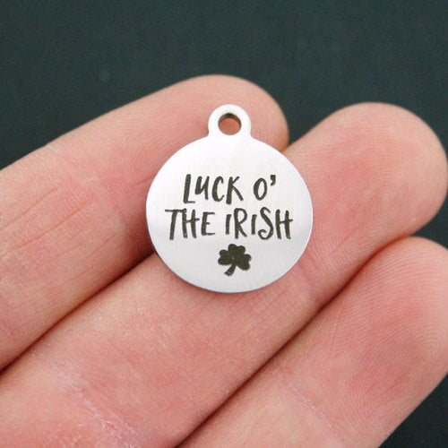 Luck O' the Irish Stainless Steel Charms - BFS001-0461