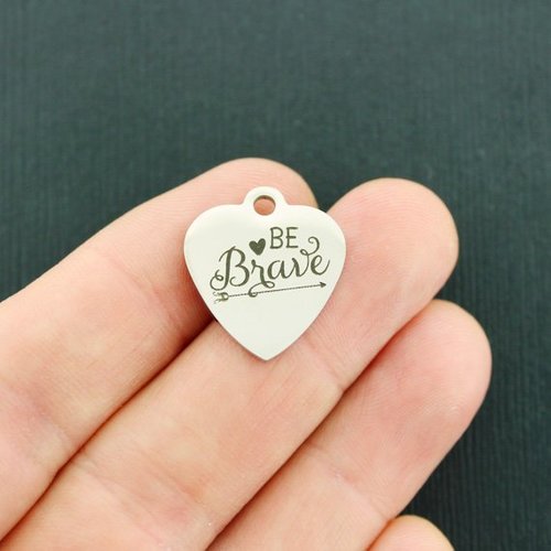 Be Brave Stainless Steel Charms - BFS011-4627