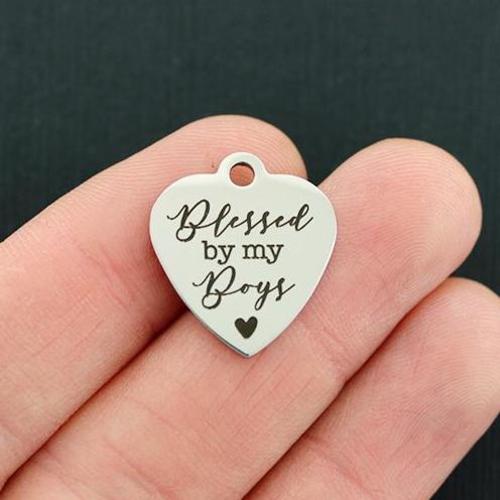 Blessed Stainless Steel Charms - by my Boys - BFS011-4805