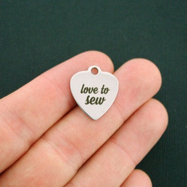Love to Sew Stainless Steel Charms - BFS011-0497