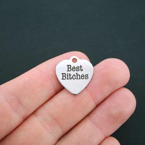 Best Bitches Stainless Steel Charms - BFS011-0049
