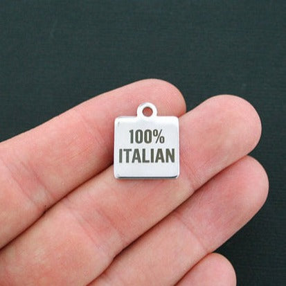 100% Italian Stainless Steel Charms - BFS013-0004