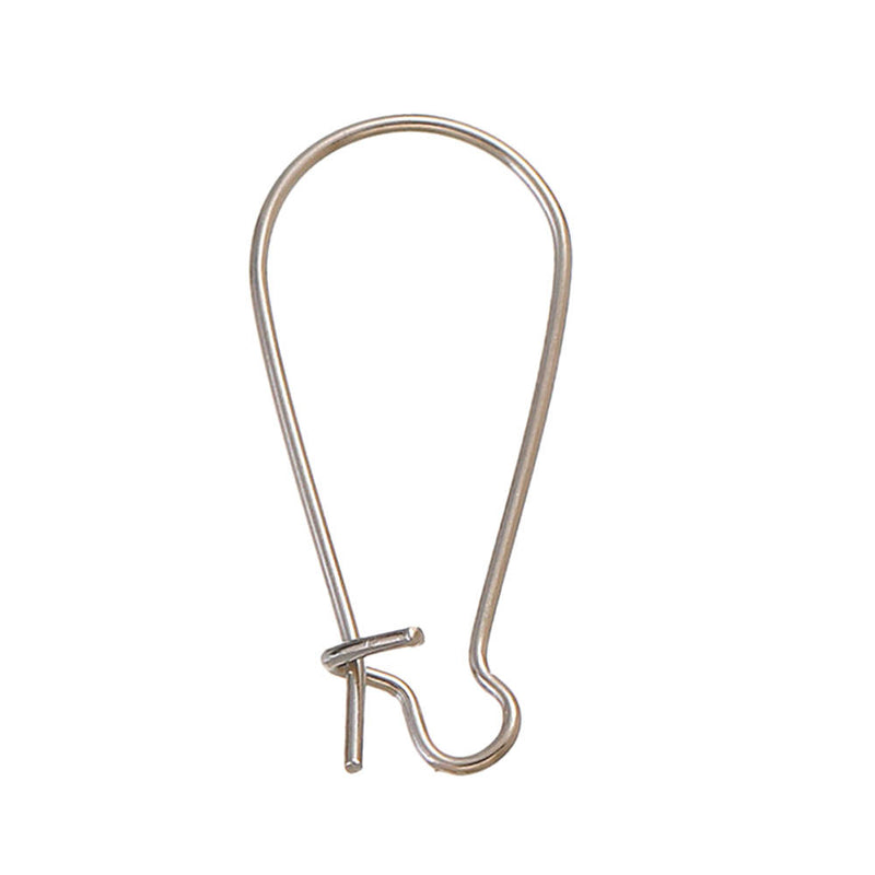Assorted Tone Earrings - Kidney Style Hooks - 11mm x 25mm - 200 Pieces - Z228