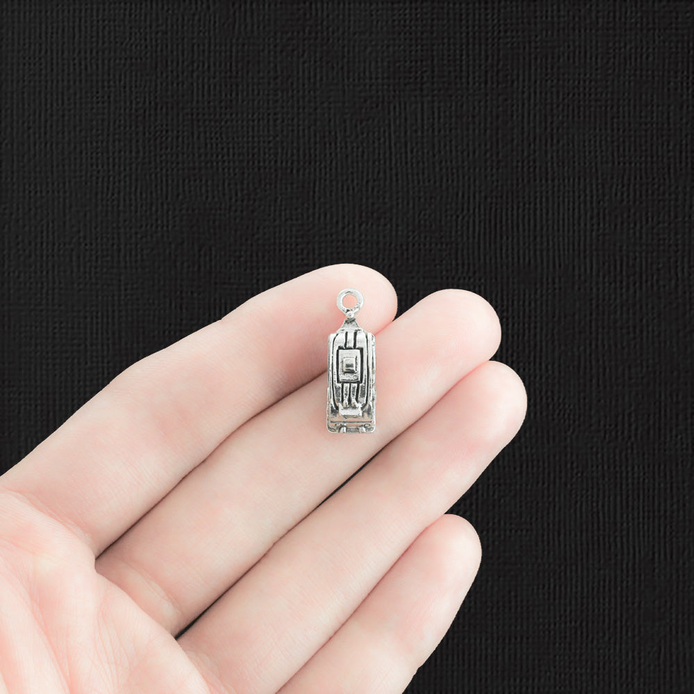 5 Camper Antique Silver Tone Charms 3D - SC3002
