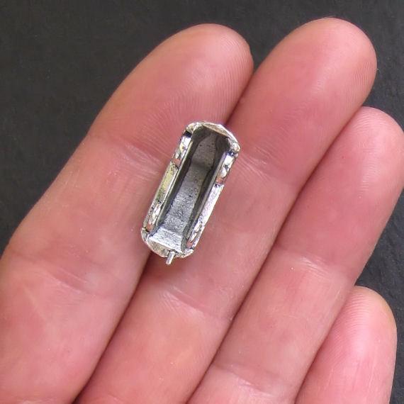 5 Car Antique Silver Tone Charms 3D - SC565