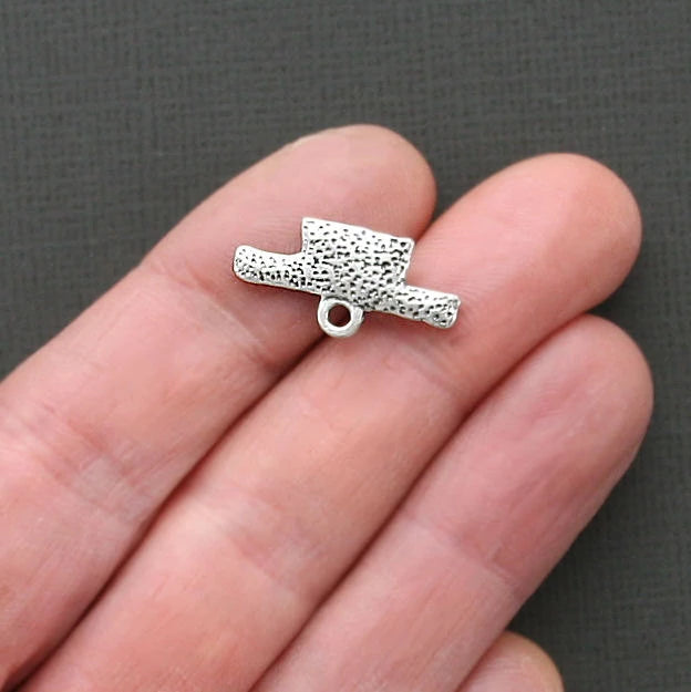 5 Swimmer Mom Antique Silver Tone Charms - SC1796