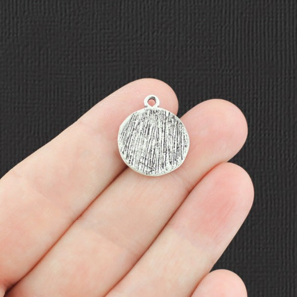 5 breloques de ton argent antique arbre de vie - SC7993