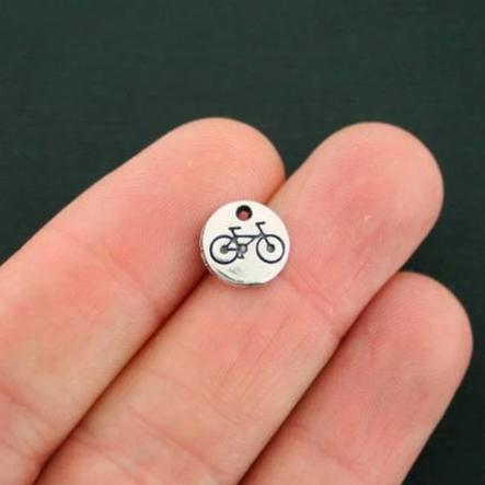 5 breloques de ton argent antique de vélo - SC7055