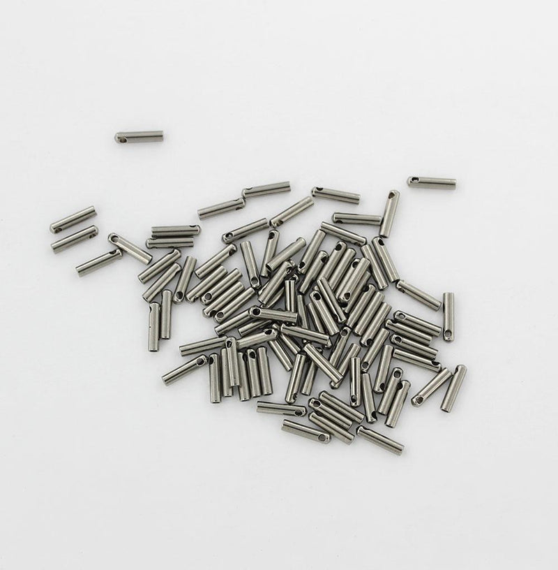 Stainless Steel Cord Ends - 7mm x 1.5mm - 50 Pieces - FD391