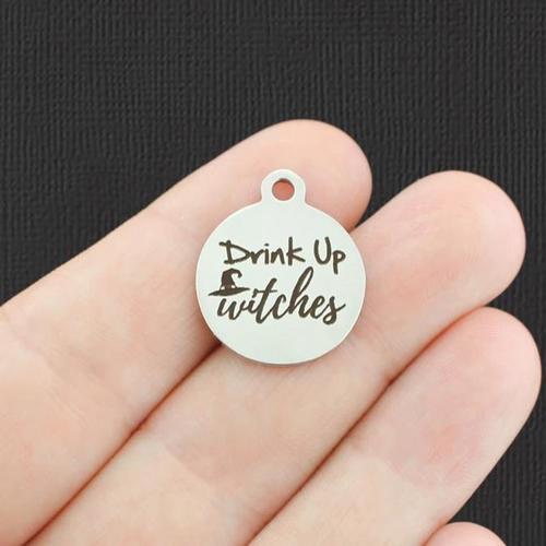 Drink up witches Stainless Steel Charms - BFS001-5023