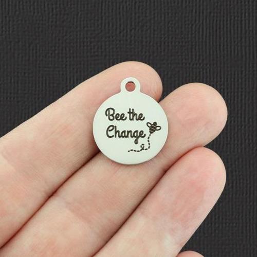 Bee the Change Stainless Steel Charms - BFS001-5192